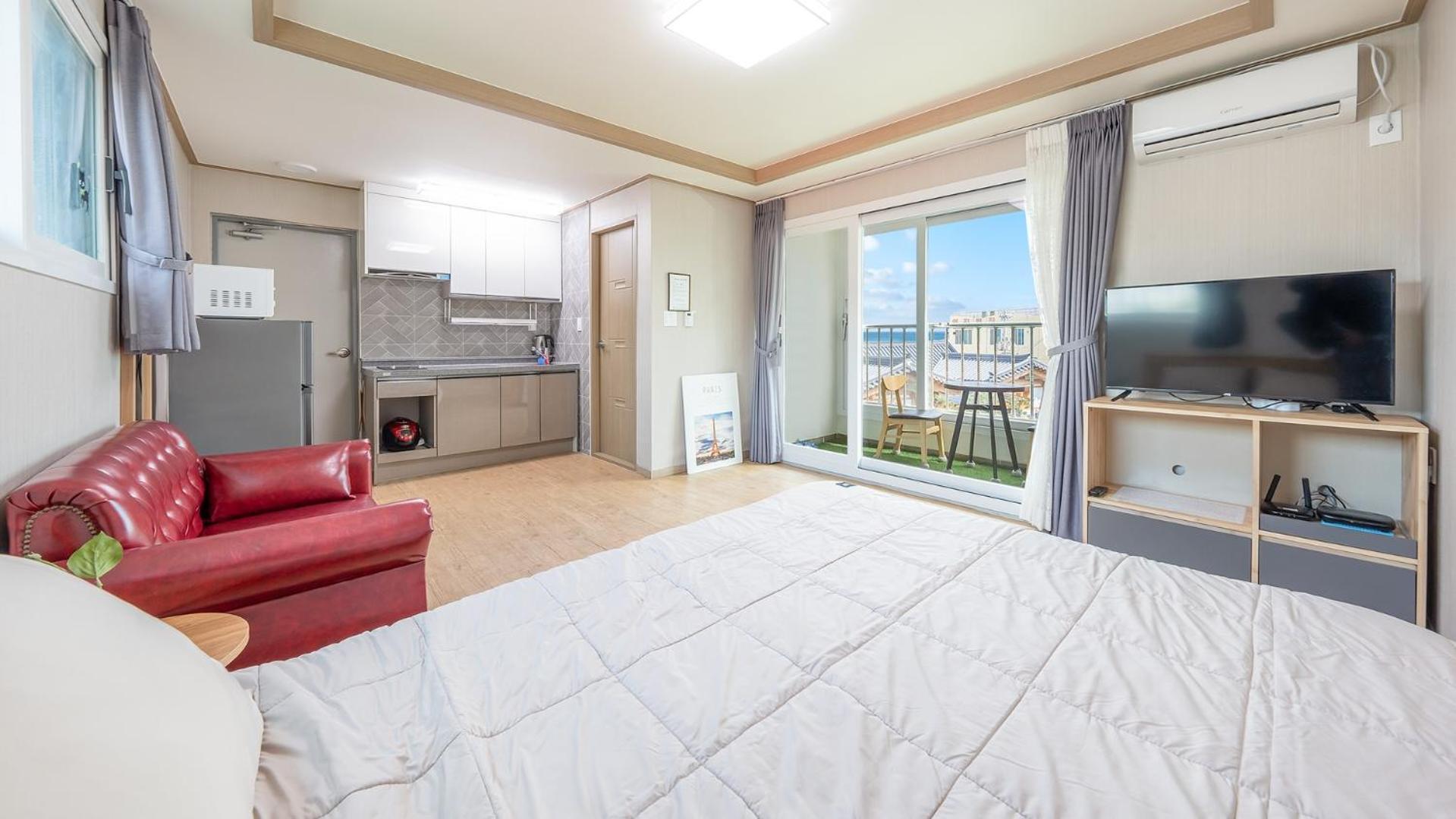 Gangneung Glad Pension Chambre photo